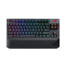 ASUS ROG Strix Scope RX TKL Wireless Deluxe - 80% Gaming Keyboard, Tri-Mode Connectivity (2.4GHz RF, Bluetooth, Wired), ROG RX Red Optical Mechanical Switches, PBT Keycaps, RGB, Wrist Rest, Black